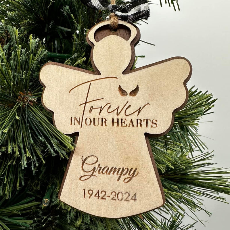 Ornament - Angel with Personalized