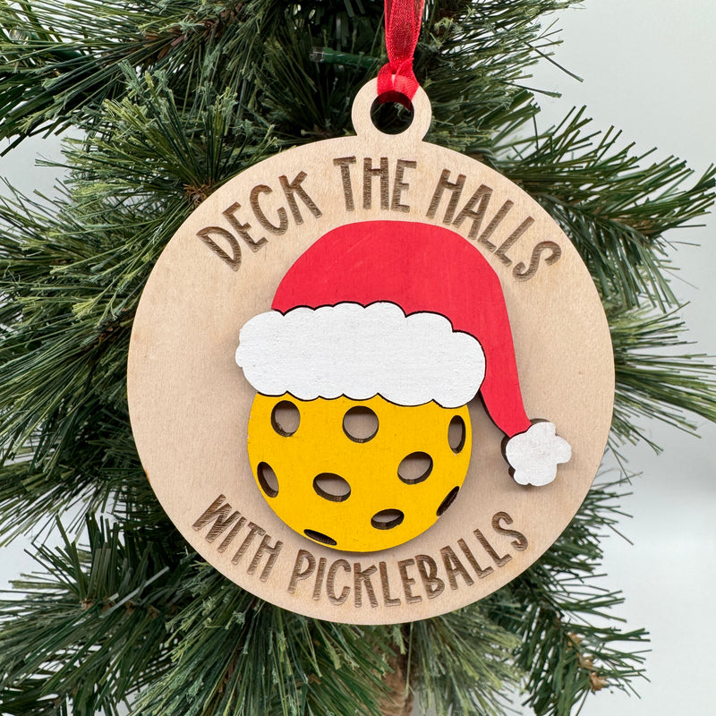 Deck the halls with pickleballs