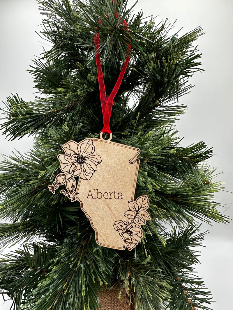 Canadian provincial christmas ornament