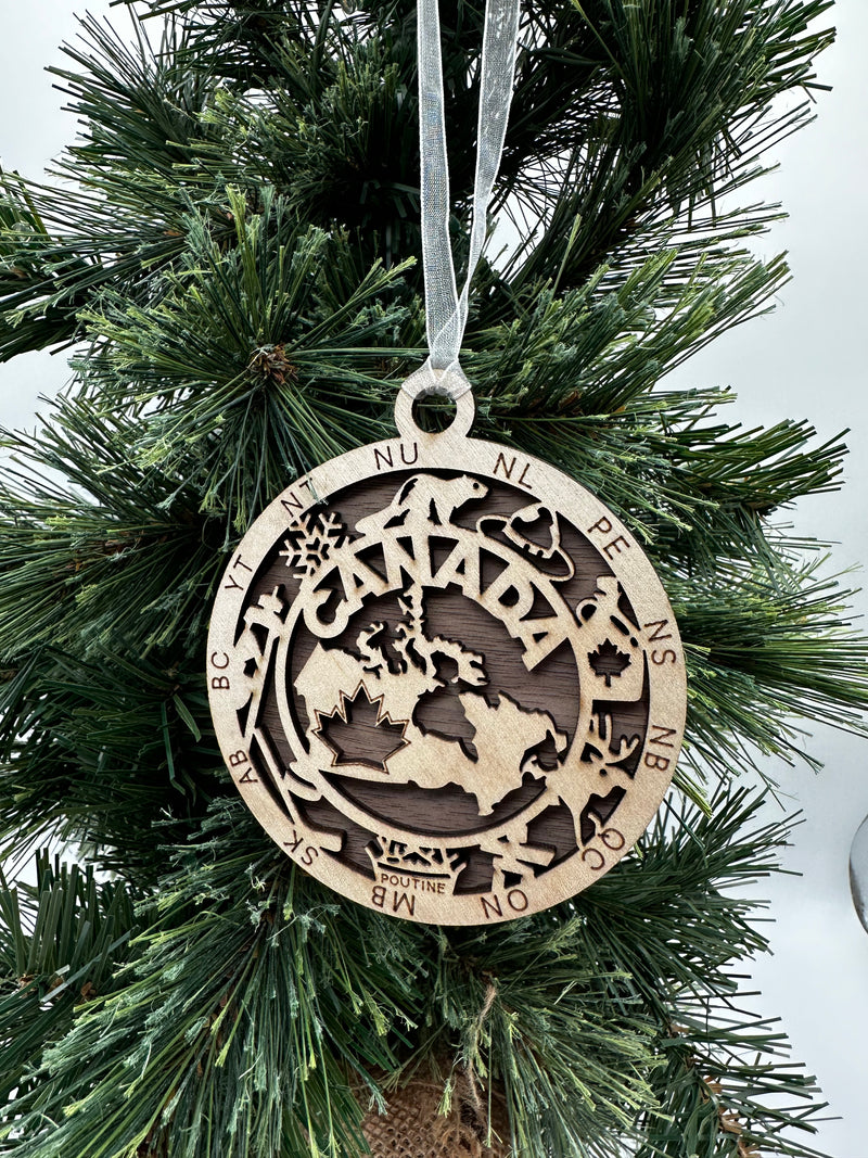 Canadian provincial christmas ornaments